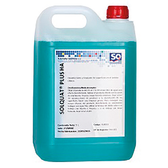 SOLQUAT PLUS HA (5L) - Desinfectante en base a amonios cuaternarios para Industria Alimentaria.