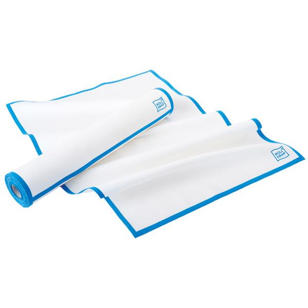 ROLLO PAÑO COCINA ROLL DRAP 140x60 BORDE AZUL